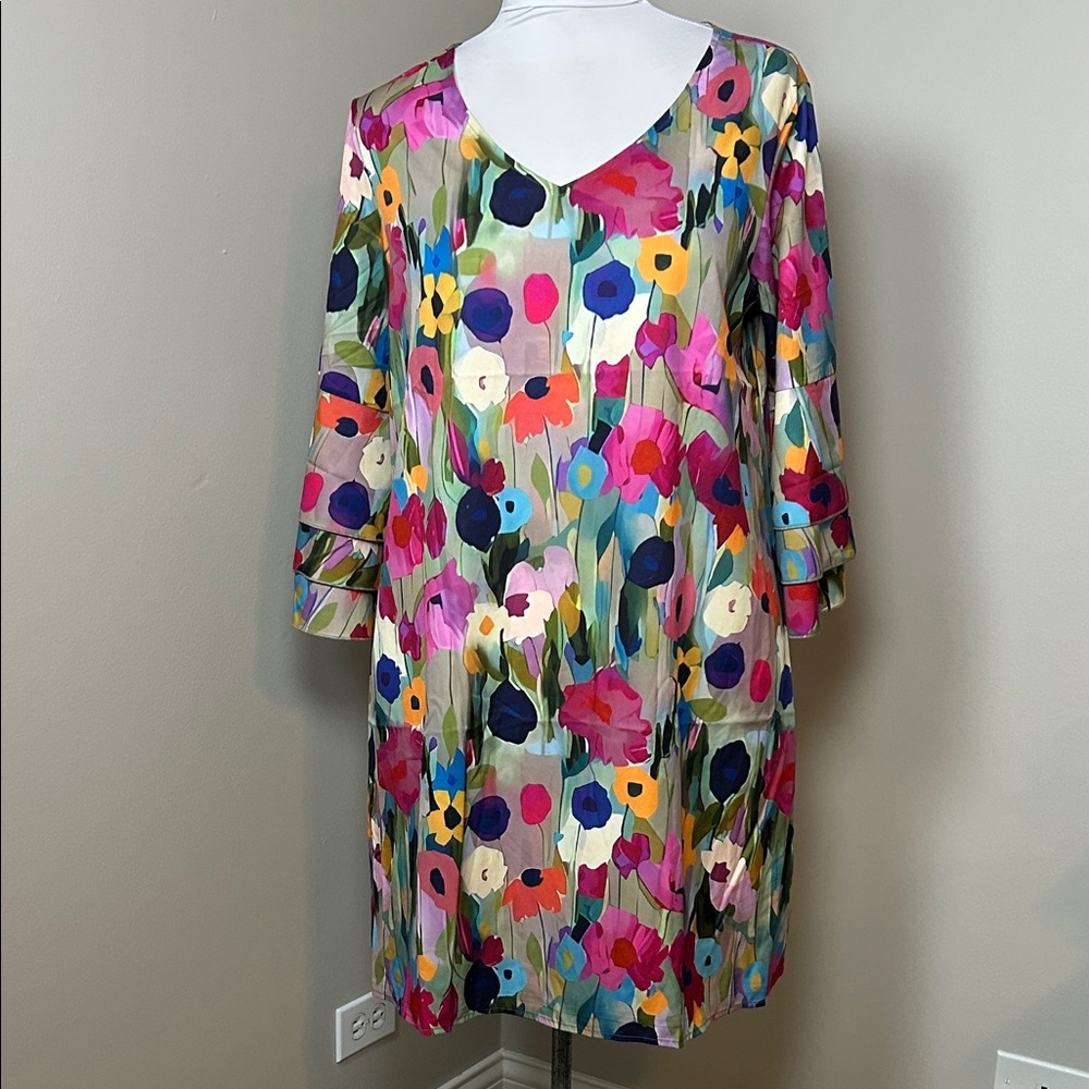 Floral Multicolor Women's Dress NWT Size XL